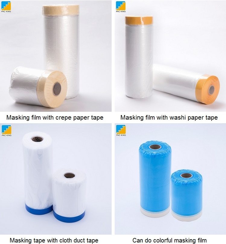 Pre-taped Masking Film