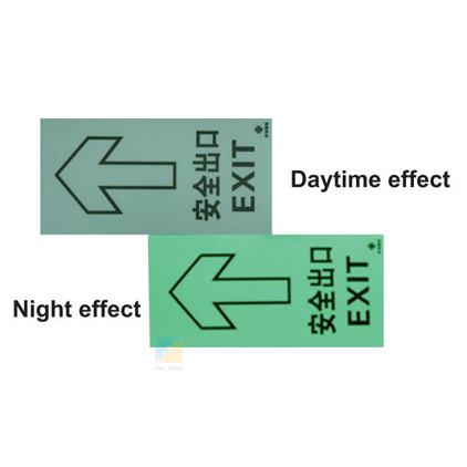 Photoluminescent Escape Indication Strip