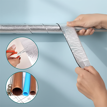Aluminum Foil Rubber&Plastic Pipe Insulation Tape