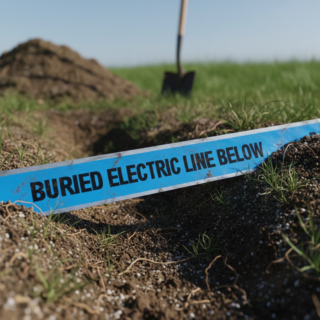 Detectable Underground Warning Tape