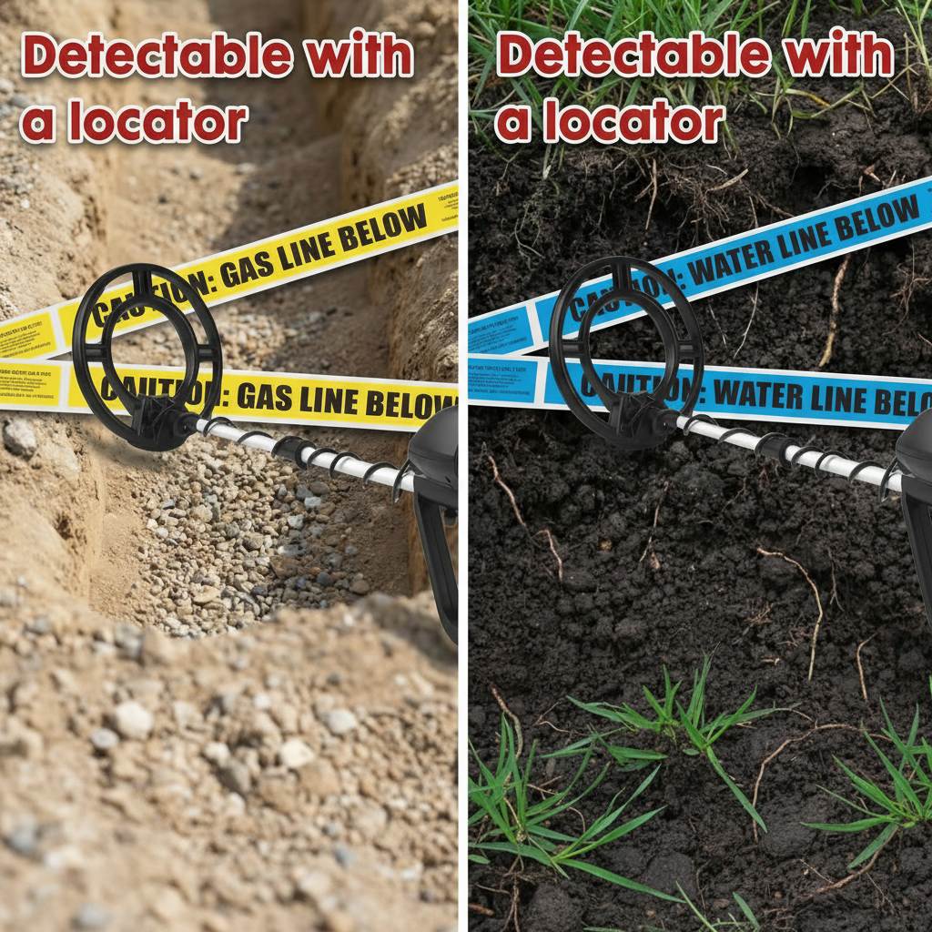 Detectable Underground Warning Tape