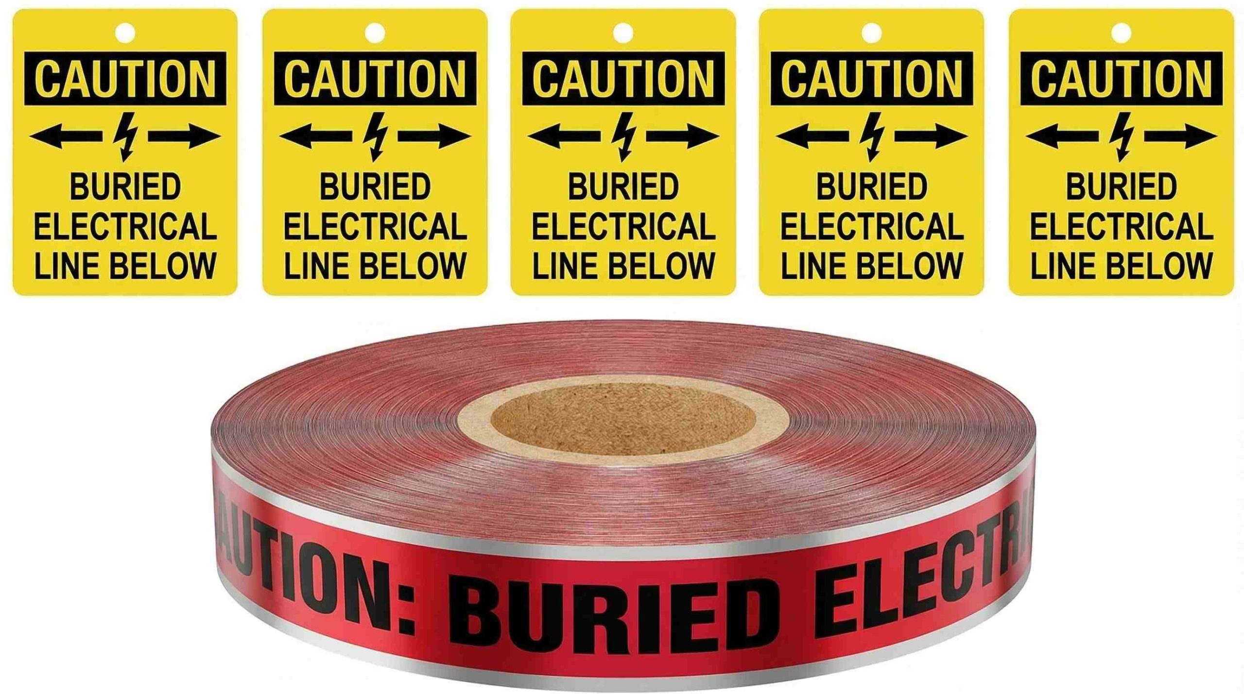 Detectable Underground Warning Tape