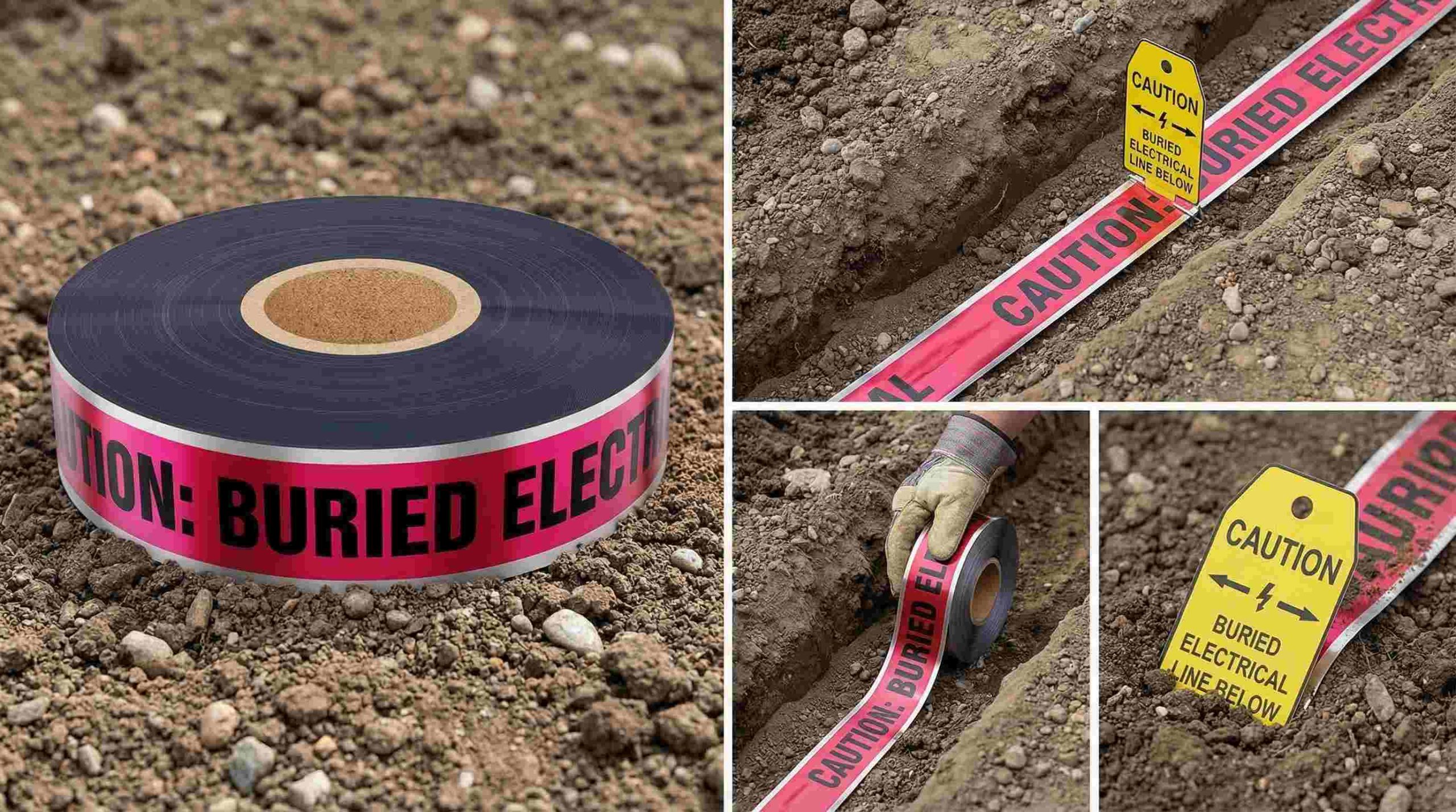 Detectable Underground Warning Tape