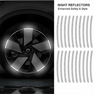 Wheel Rim Reflective Tape