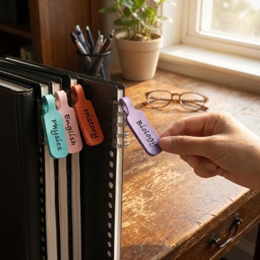 Hook and loop cable label