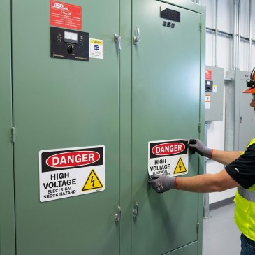 High Voltage Danger Sticker