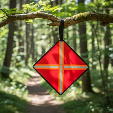 Marine Reflective Warning Flag